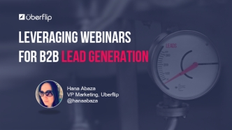 How to Leverage Webinars for B2B Lead Generation