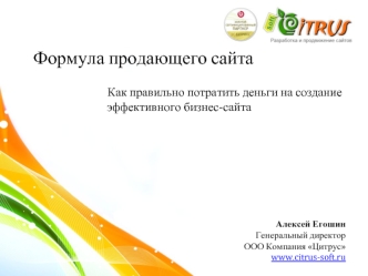 Формула продающего сайта