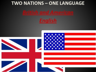 Two nations – one language
