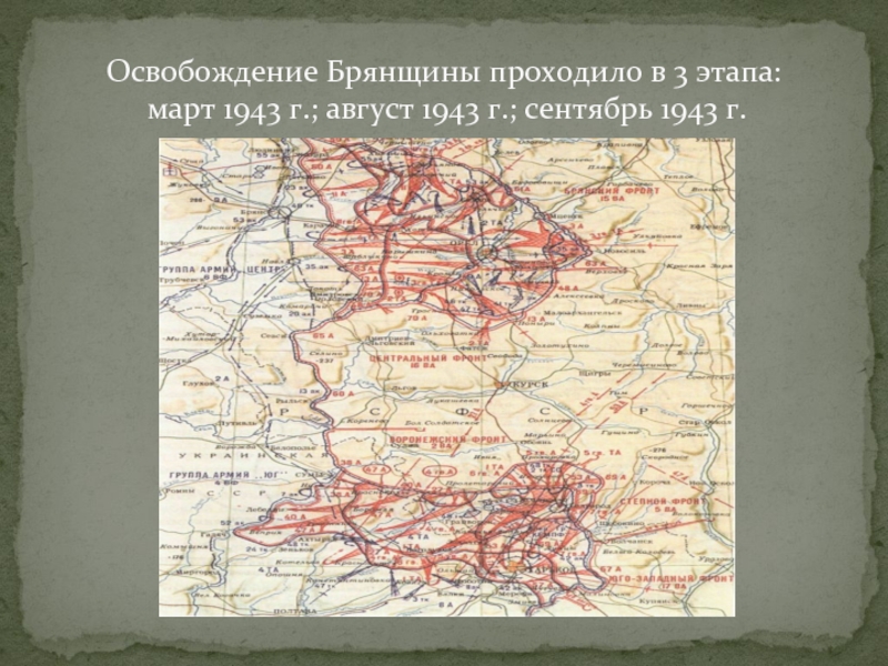 Брянск в годы великой отечественной войны проект