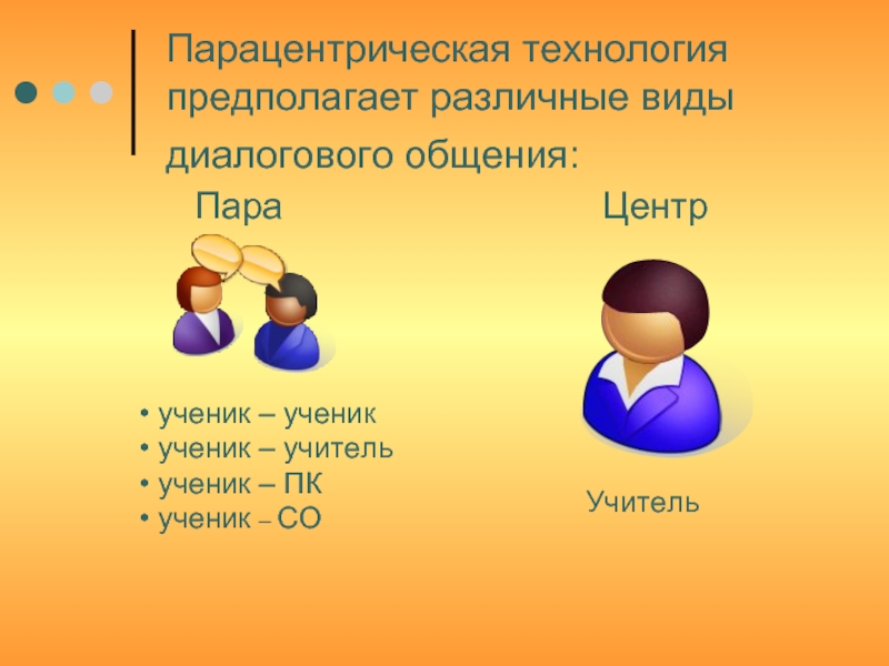 Технология предполагает. Парацентрическая технология. Парацентрическая обучения. Пара учитель ученик. Парацентрическая технология обучения на уроках химии.