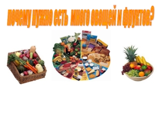 почему нужно есть
 много овощей и фруктов?