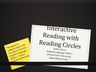 Interactive Reading with Reading Circles