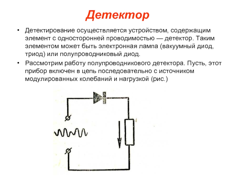 Состав детектора