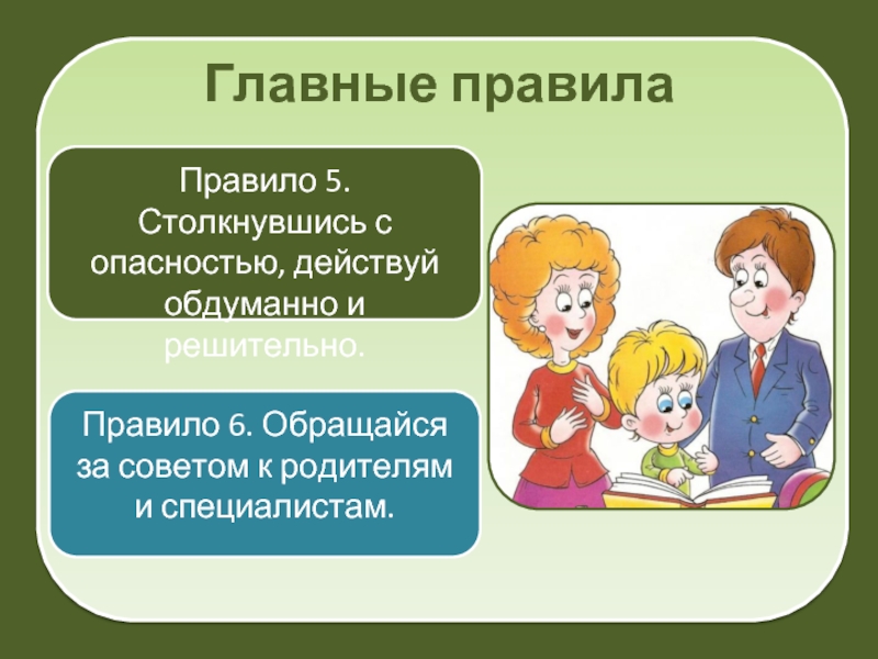 Главное порядок. Главные правила ОБЖ 5. Главные правила. Главный урок родителя. Важное правило.