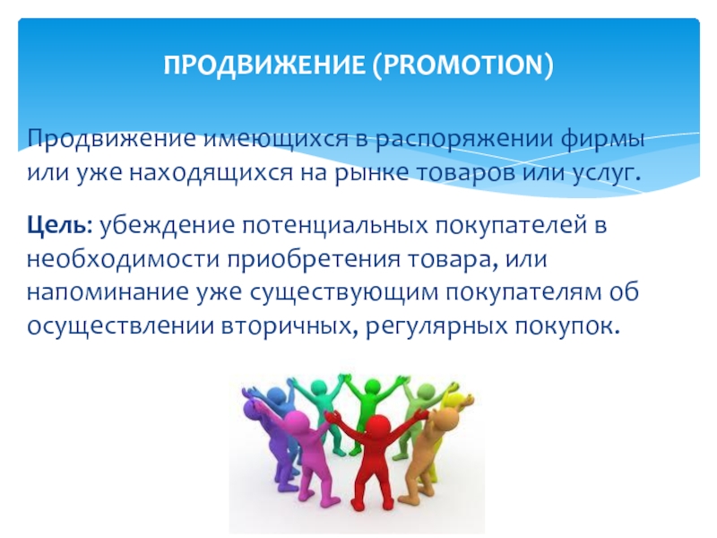 Цель убеждения. Убеждение потенциальных покупателей в приобретении. Продвижение нового товара или услуг на рынке презентация. Промоушн, продвижение. Убеждение потенциальных покупателей в приобретении  пример.