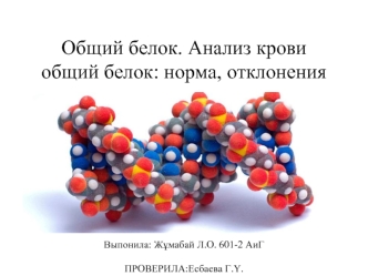 Общий белок. Анализ крови общий белок: норма, отклонения