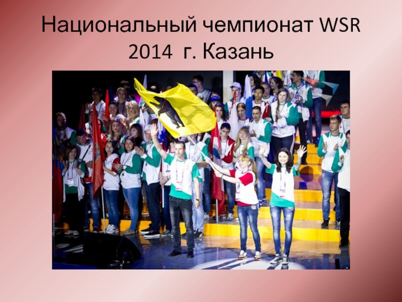 Национальный чемпионат WSR 2014 г. Казань