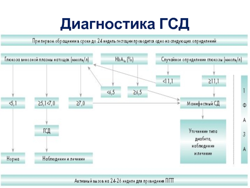 Гестационный диабет презентация