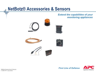 NetBotz® Accessories & Sensors