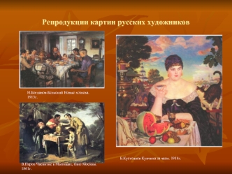 Репродукции картин русских художников