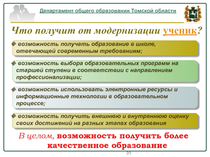 Сайт департамента образования томска. Департамент общего образования Томской области.