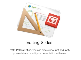 Editing Slides With Polaris Office