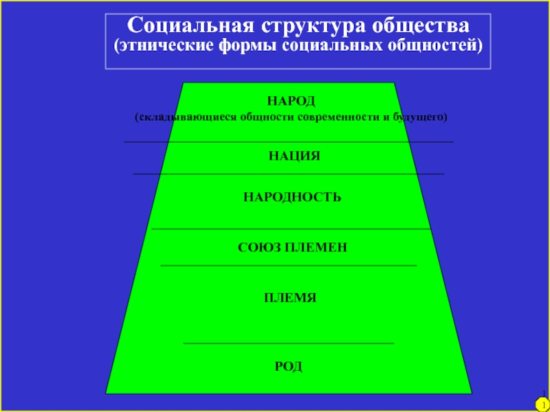 Социальная структура современной