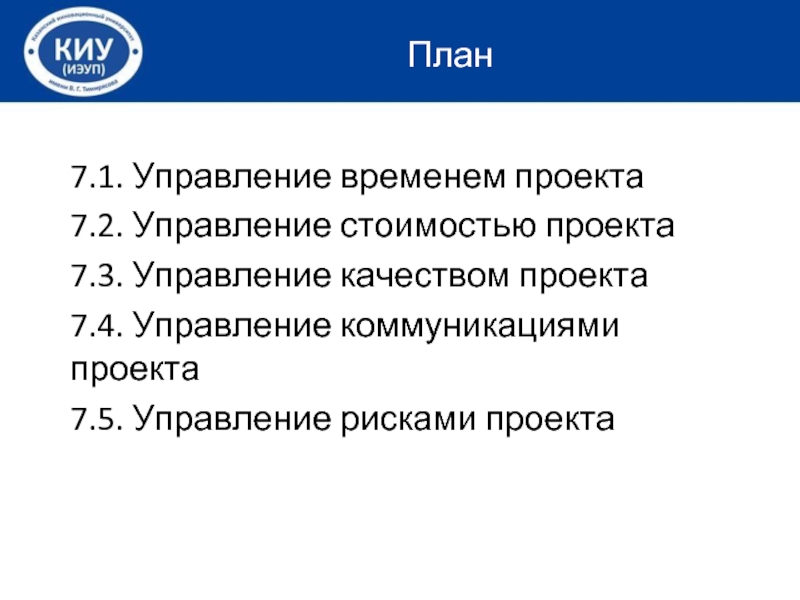 Управление институциональными подсистемами проекта