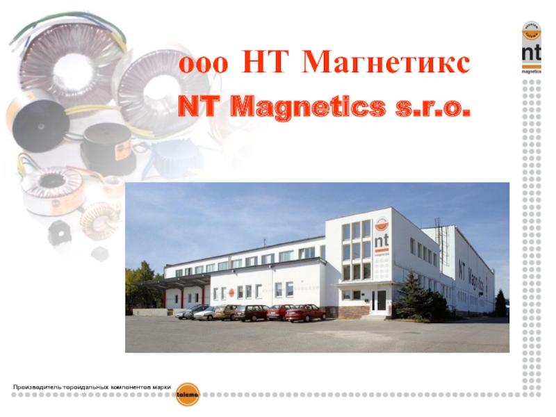 ооо НТ Магнетикс NT Magnetics s.r.o.