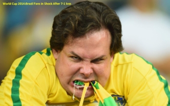 World Cup 2014:Brazil Fans in Shock After 7-1 loss