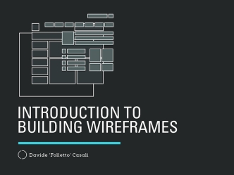 Introduction to Building Wireframes (with Keynote)