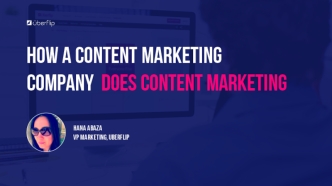 How a Content Marketing Company Does Content Marketing