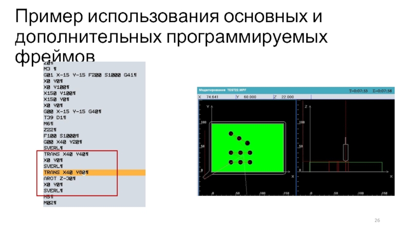 Программирование дополнительных механизмов презентация. Пример фрейма подпрограммы. Программы стандартные и дополнительные. Way frame программирование.