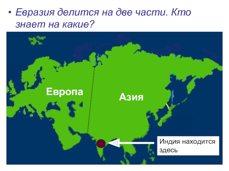 Карта европа азия россия