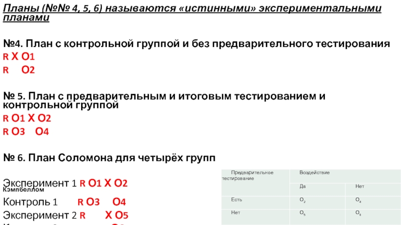 Планы дискретных временных серий это какие планы