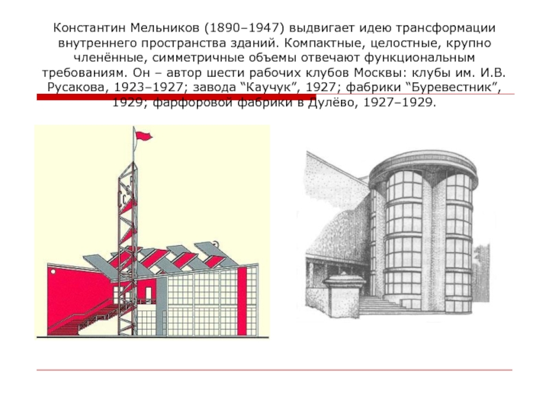 Константин мельников презентация