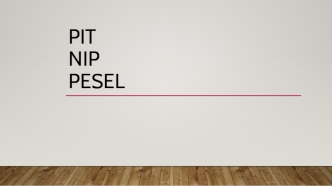 Pit Nip Pesel