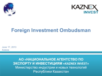 Foreign Investment Ombudsman
