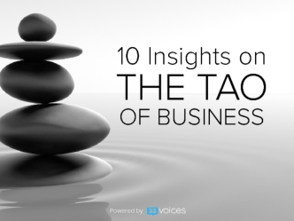 10 Insights on the Tao of Business — Derek Sivers