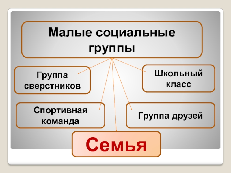 Проект по теме семья как малая группа