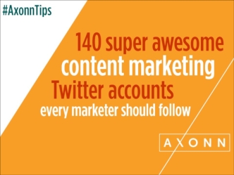 140 Content Marketing Twitter Accounts