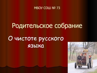 О чистоте русского языка