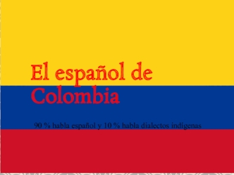 El español de Colombia