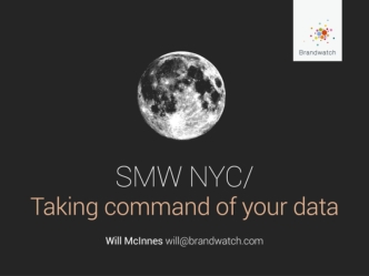 Taking Command of Your Data