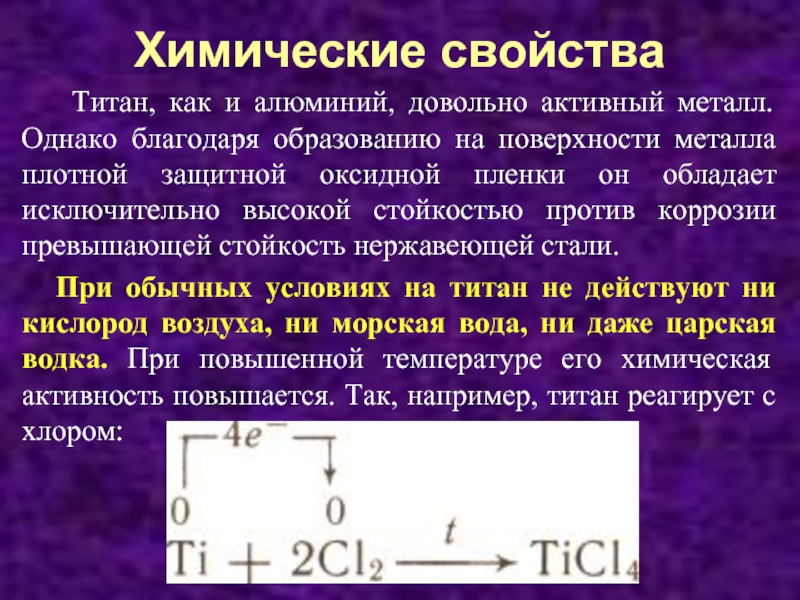 Реферат: Титан как химический элемент