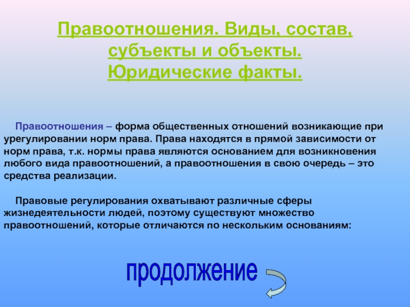 Признанные факты. Объект и субъект это в юриспруденции. Субъектный состав отношений. Субъектный состав публичного права. Предмет правоотношений юридические факты.