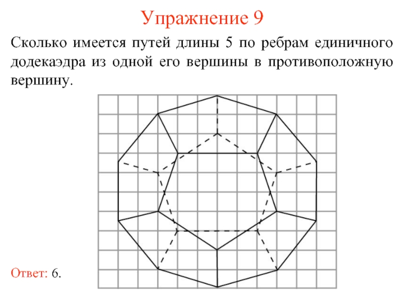 Додекаэдр чертеж по клеточкам