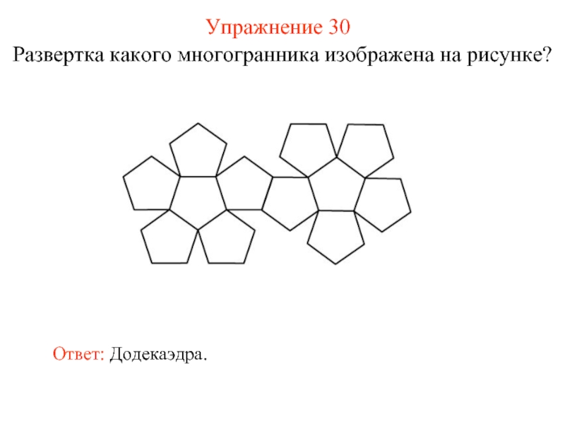 Какой многоугольник изображен на рисунке ответ. Развертки правильных многогранников додекаэдр. Развертка многогранника додекаэдр. Развертка правильного додекаэдра. Развертка многогранника для склеивания.