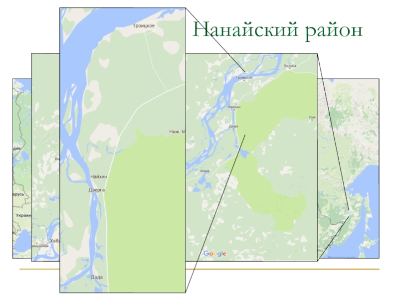 Троицкое нанайский район карта