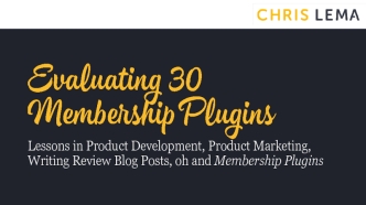 30 WordPress Membership Plugins