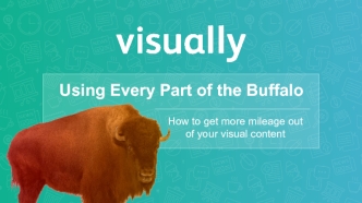 Using Every Part of the Buffalo Webinar: How to Get More Mileage Out of Your Visual Content
