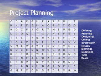 Project Resources. Project Planning with IT