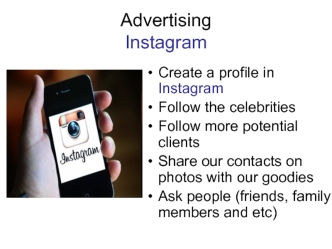 Advertising Instagram