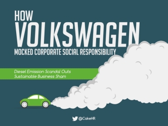 How Volkswagen Mocked Corporate Social Responsibility: “Diesel Gate” Outs Sustainable Business Sham