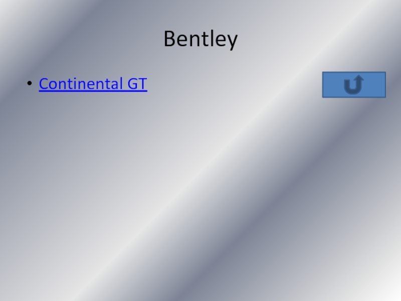 BentleyContinental GT
