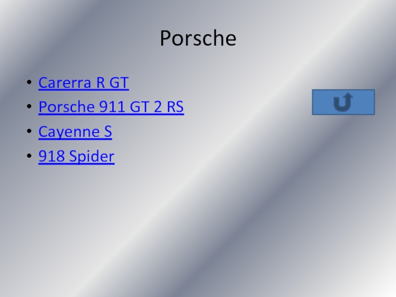 PorscheCarerra R GTPorsche 911 GT 2 RSCayenne S918 Spider
