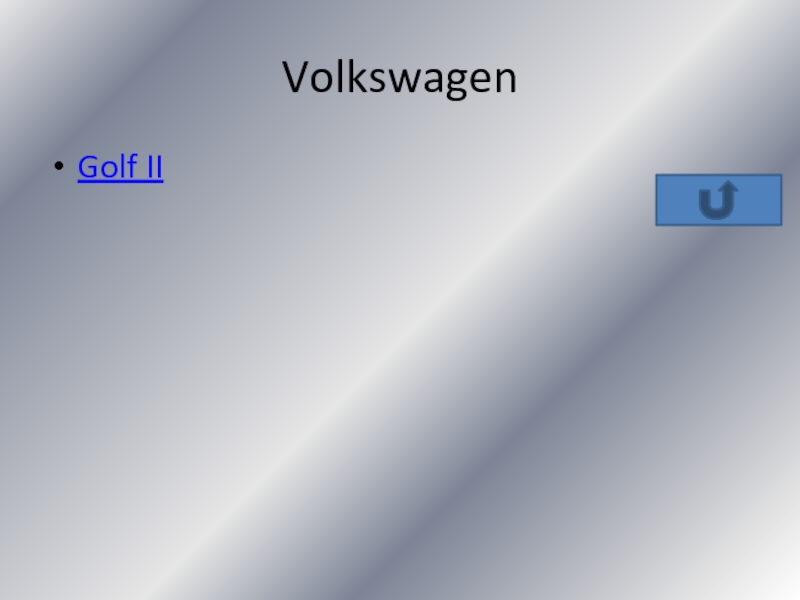 VolkswagenGolf II