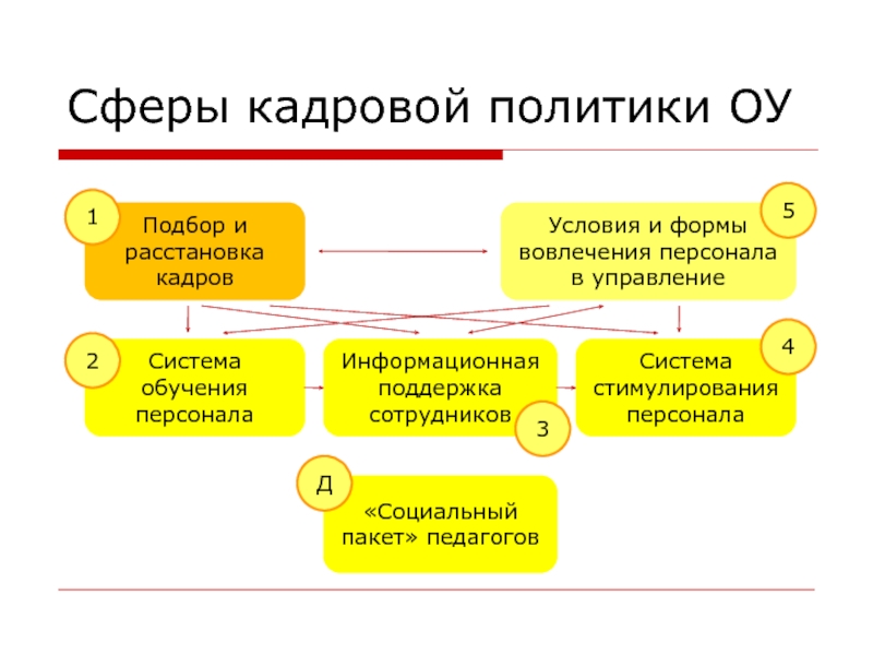 Сфера кадров. Социальный пакет учителям. Кадровая сфера.