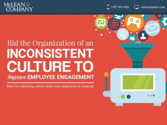 Rid the Organization of an Inconsistent Culture to Improve Employee Engagement
Don’t let a confusing culture leave your employees in disarray.
Whether or not an organization has intentionally created a culture, a culture exists. 
Unintentional cultures th